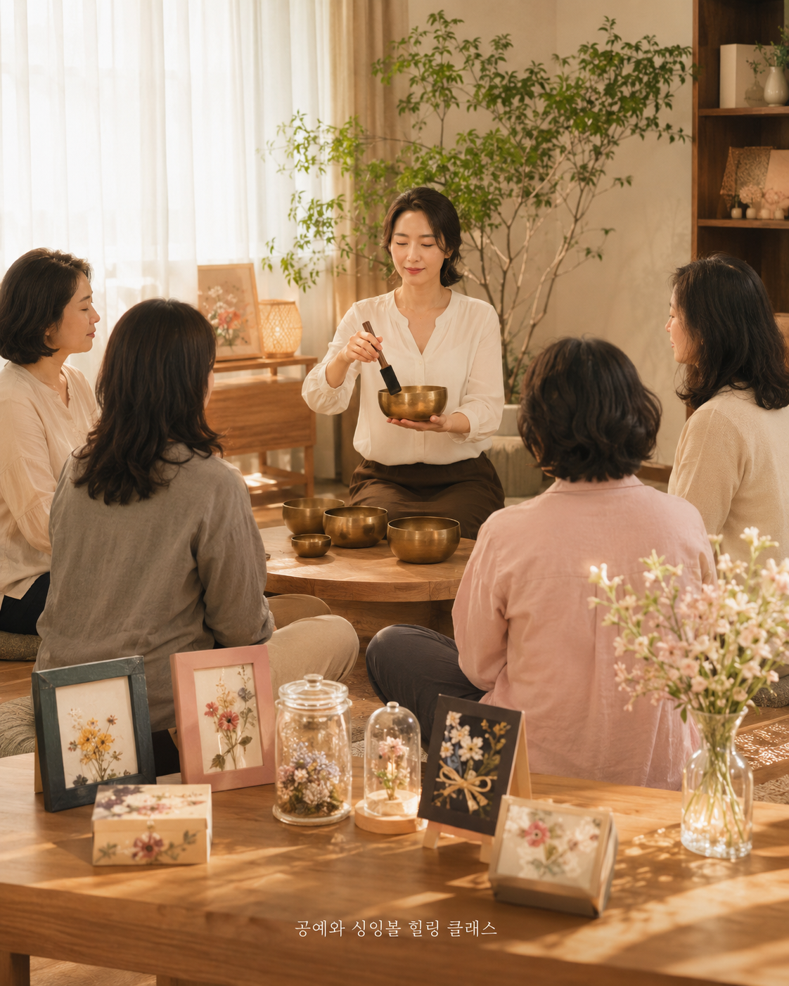 싱잉볼 소리 정화 이미지